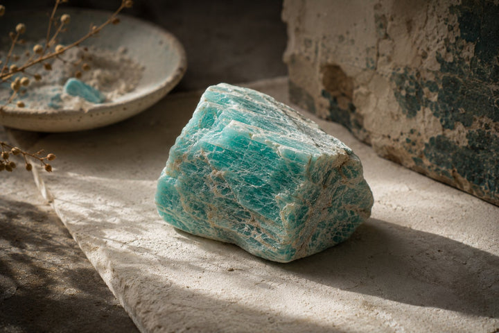 Amazonite stone image for the L&H Atelier Stone Library jewelry guide