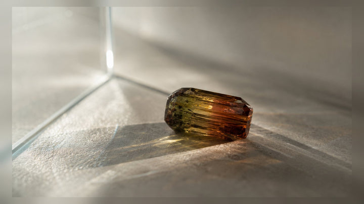 Andalusite raw stone editorial image for the L&H Atelier Stone Library