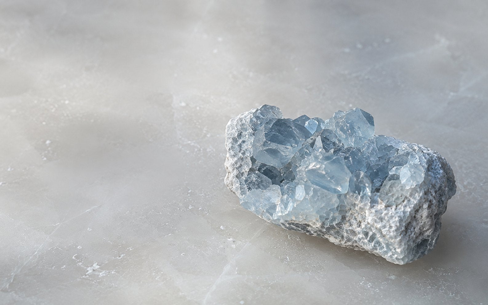 Celestite stone image for the L&H Atelier Stone Library jewelry guide