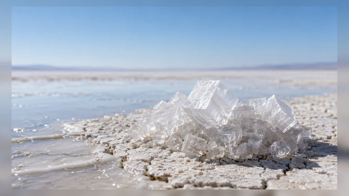 Halite raw stone editorial image for the L&H Atelier Stone Library