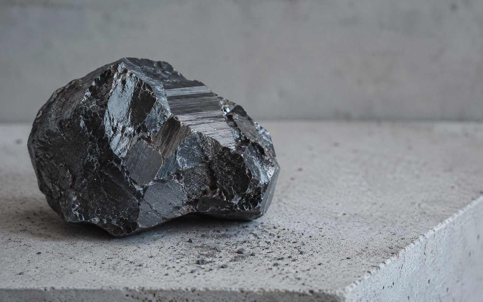 Hematite stone image for the L&H Atelier Stone Library jewelry guide