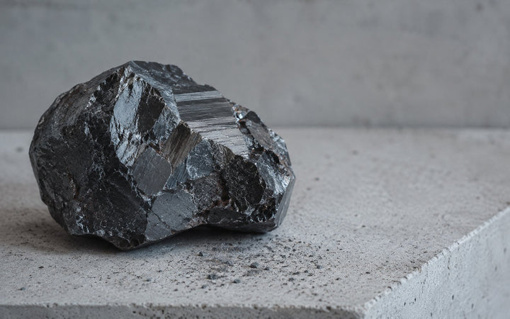 Hematite stone image for the L&H Atelier Stone Library jewelry guide