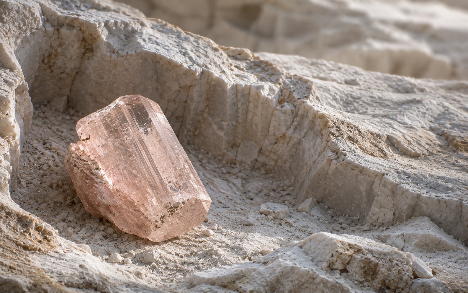 Morganite stone image for the L&H Atelier Stone Library jewelry guide