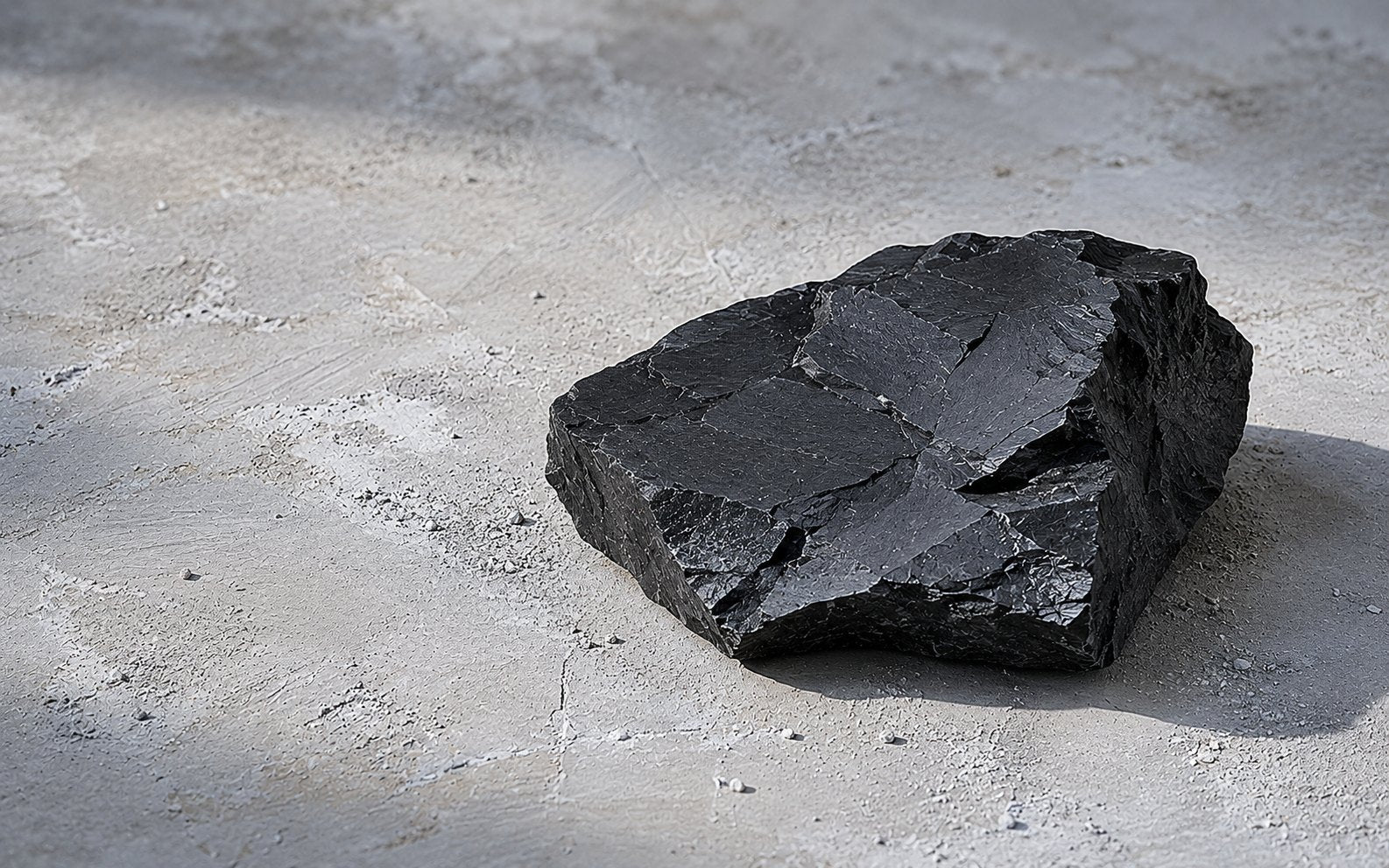 Shungite stone image for the L&H Atelier Stone Library jewelry guide