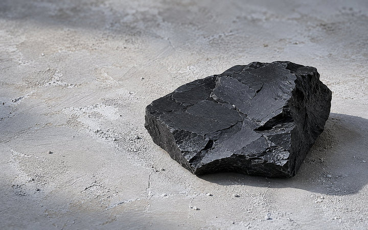 Shungite stone image for the L&H Atelier Stone Library jewelry guide
