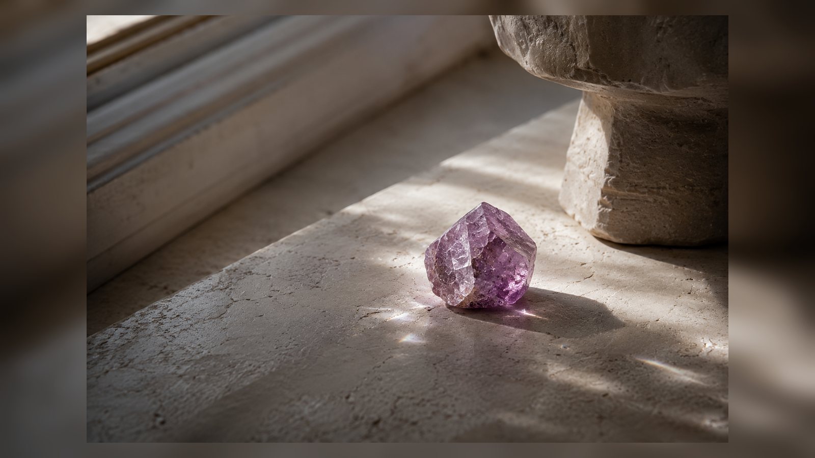 Taaffeite raw stone editorial image for the L&H Atelier Stone Library