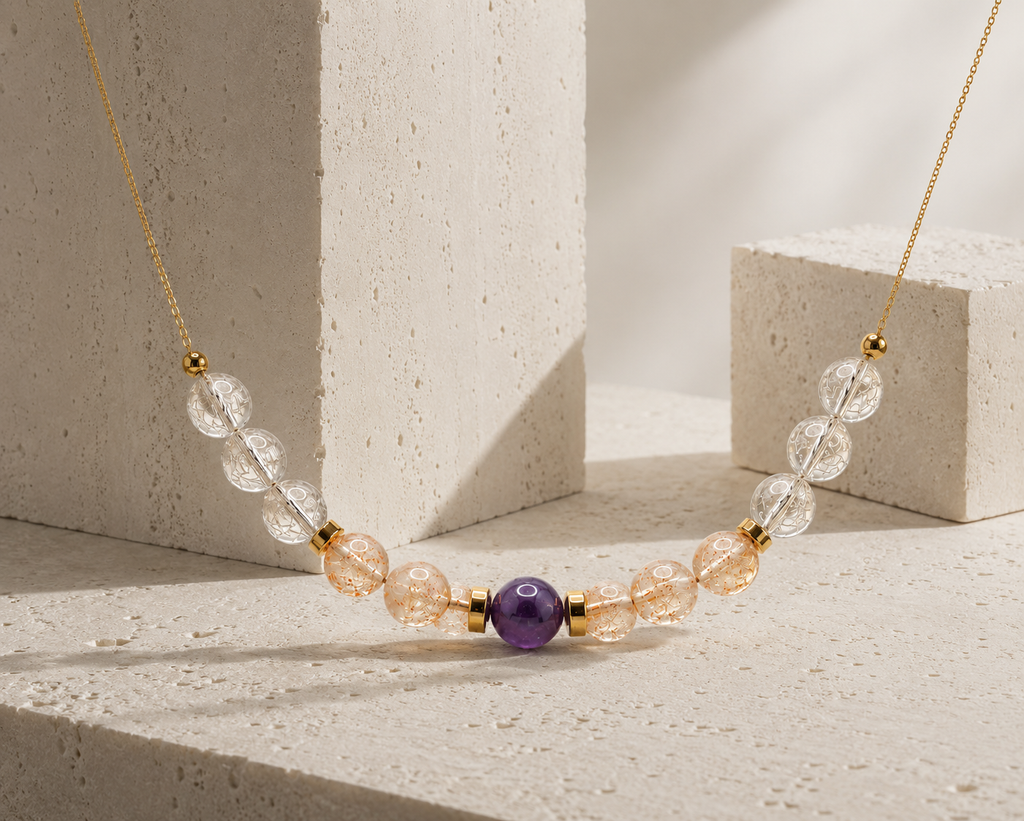Leo Radiance Kolye, altın rengi